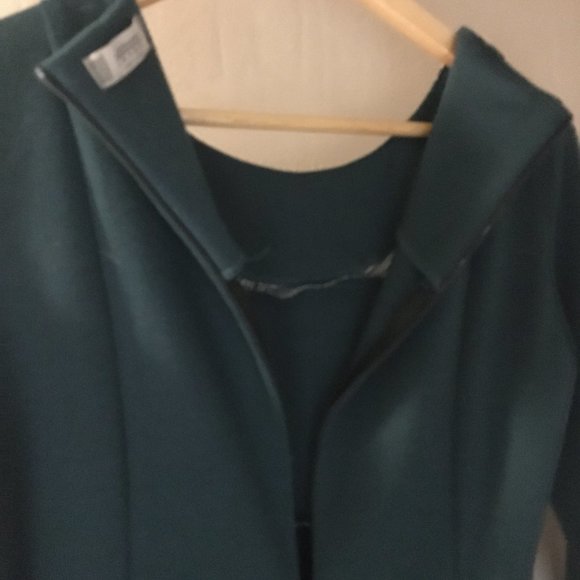 Made in Italy 3/4 Sleeve Plaid Colourblock Shift Dress - Picture 12 of 16